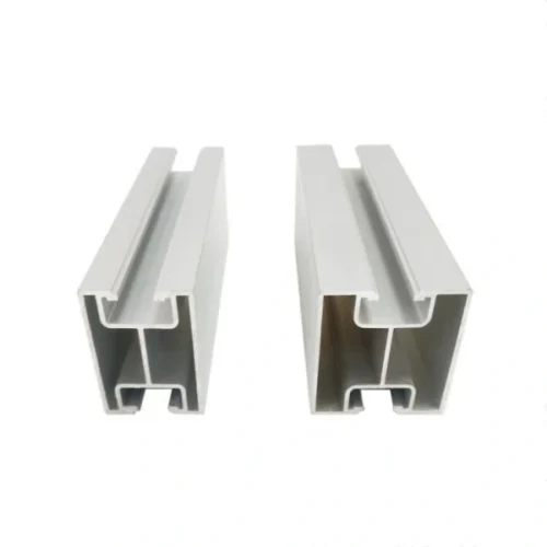 H-shaped solar panel rail