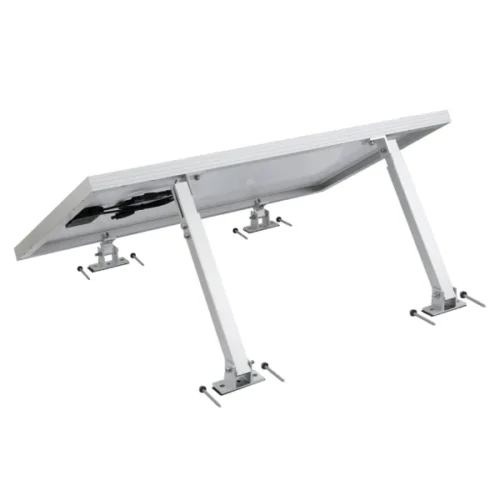 Tilt legs for flat roof mounting systems